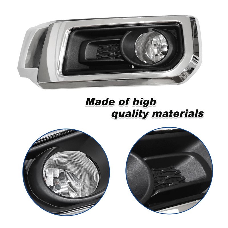 Stunning For 2014-2024 Toyota 4Runner Limited Fog light Lamp Bezel