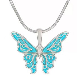 Stocking Stuffers Gifts for Women Butterfly Necklaces for Women Rhinestone Butterfly Tassel Necklace Pearl Beaded Butterfly Pendant Necklace Silver Crystal Butterfly Choker Trendy Butterfly Gifts for Women