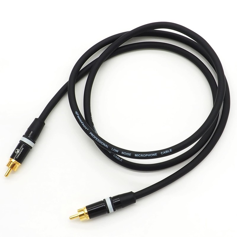 Audio Fan RCA Cable 47.2 inches (120 cm), Cable Diameter