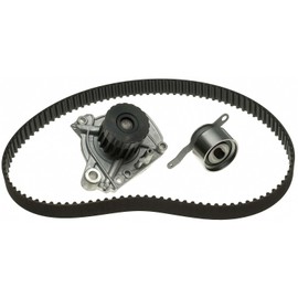 Engine Timing Belt Kit with Water Pump Compatible With Honda Civic 1.6L L4 2000 1999 1998 1997 1996 P-1336174