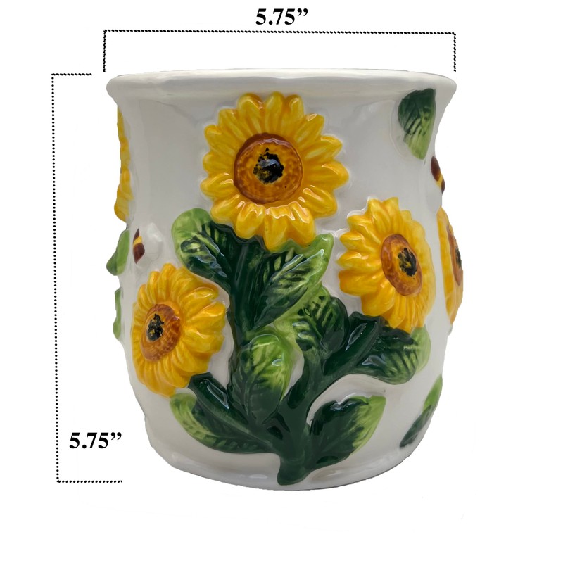 ACK Utensil Holder, Utensil Crock, Modern Kitchen Decor, Kitchen Storage