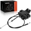 A-Premium Rear Tailgate Truck Lock Actuator with Cables Compatible with