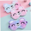 TOVINANNA Cute Cartoon Sleeping Eye Mask for Soft Blindfold Light