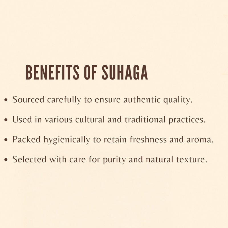 AYURVEDASHREE Suhaga (Crystals) 200gm | Borax | Sodium Borate |