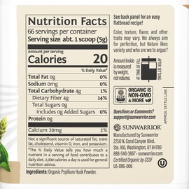 Organic Psyllium Husk Powder – Plant-Based Fiber for Gut Health & Regularity – Supports Digestion & Satiety – Certified Organic, Gluten-Free, Non-GMO, Keto-Friendly – 11.6 oz