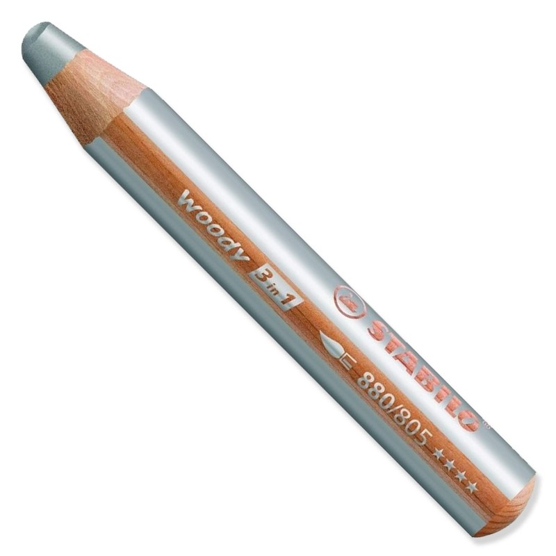 STABILO Multi-talented Pencil woody 3-in-1 - Pack of 4 -