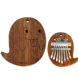ONETONE OTKLM-101/GHOST OTKLM-101/GHOST Kalimba (Thumb Piano) 8 Keys Veneer Mahogany Wood (with Strap)