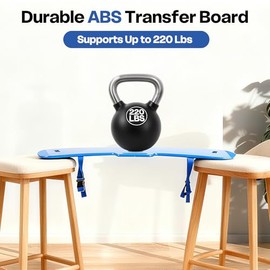 Transfer Board with Adjustable Safety Strap Buckle, Heavy Duty Slide Board