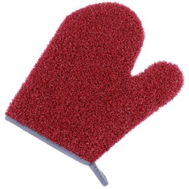 DOITOOL Swimming Pool Cleaning Glove for Swimming Pool Hot Tub Spa Scrubbing Mitt, Pool Scrubbing Glove, Red