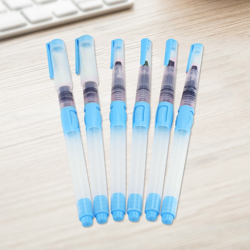 6PCS Water Brush Pens Watercolor Pen for Kids Children School