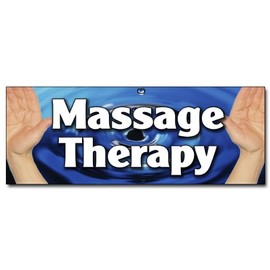 12" MASSAGE THERAPY DECAL sticker therapist table book