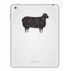 2 x 10cm Meat Cuts Lamb Sheep Vinyl Sticker Laptop