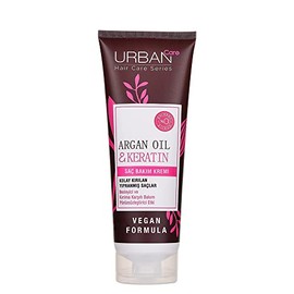 URBAN Care Argan Yağı & Keratin Kolay Kırılan Yıpranmış Saçlara Özel Saç Bakım Kremi 250ml- Vegan