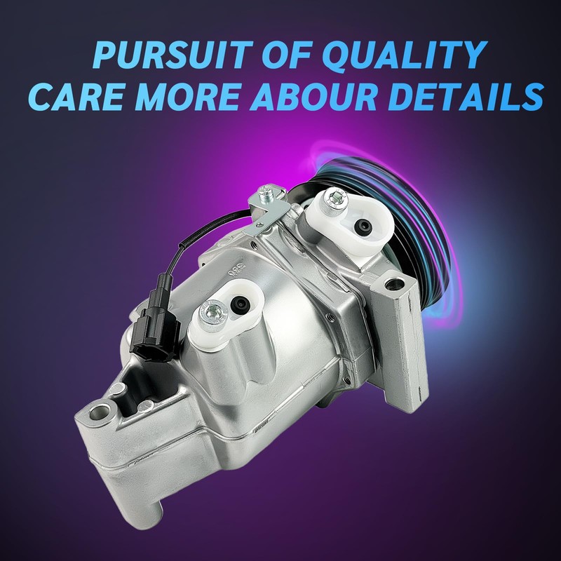 VrooDrive AC Compressor with Clutch for 2012-2019 For Nissan Versa