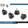 Regatón Tapón Cuadrado de 1 1/2" de Plástico Paq. 10