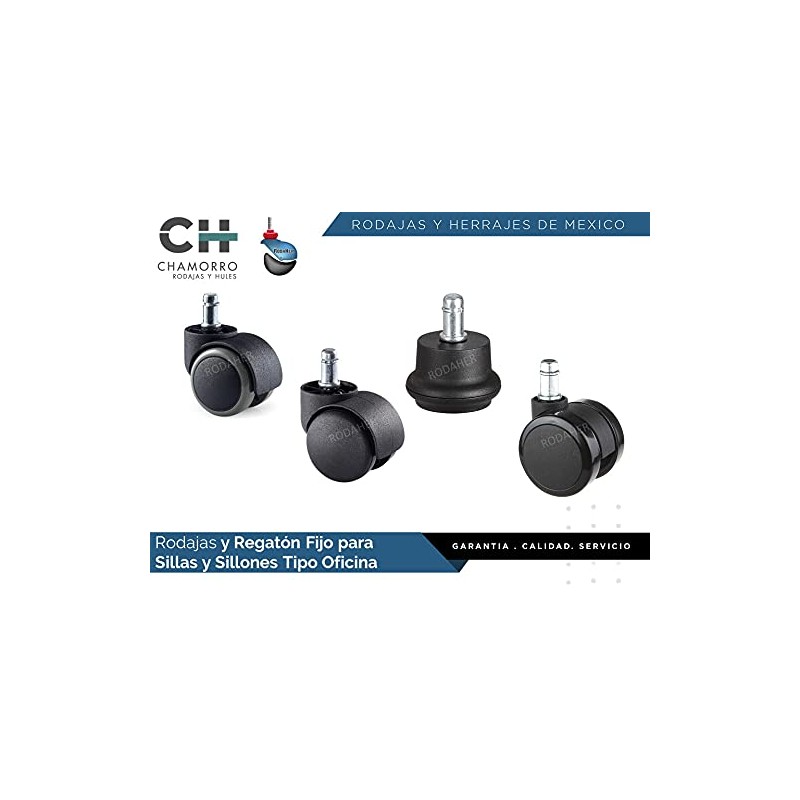 Regatón Tapón Cuadrado de 1 1/2" de Plástico Paq. 10