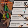 BOZZYS Glove Clips for Work 6-Pack | Blue A+Z Combo