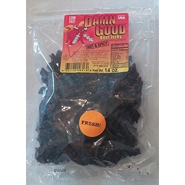 Damn Good Beef Jerky 12oz. Hot & Spicy Bag