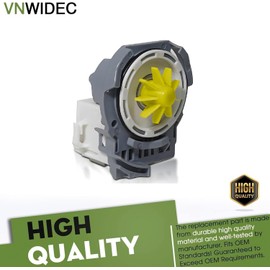 Upgraded KDTE104DSS0 KDFE104DWH2 KDFE204EBL2 KDFE104DSS1 Drain Pump Motor Replacement For KitchenAid Dishwasher