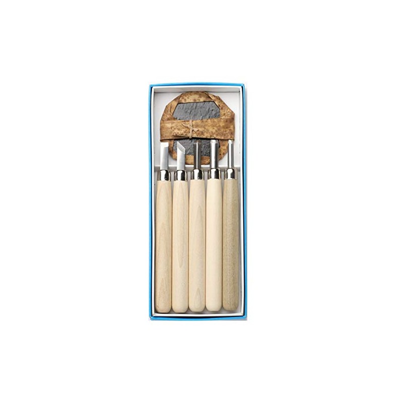 Yoshiharu Cutlery Multi-ichi Chisel with Baren, Set of 5, L-5