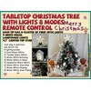 3FT Christmas Tree with 12cm Top Star, Artificial Flocked Fiber