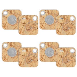 MightySkins Skin Compatible with Tile Mate w/Replaceable Battery (2018) - Amber Marble | Protective, Durable, and Unique Vinyl wrap Cover | Easy to Apply, Remove, and Change Styles | Made in The USA