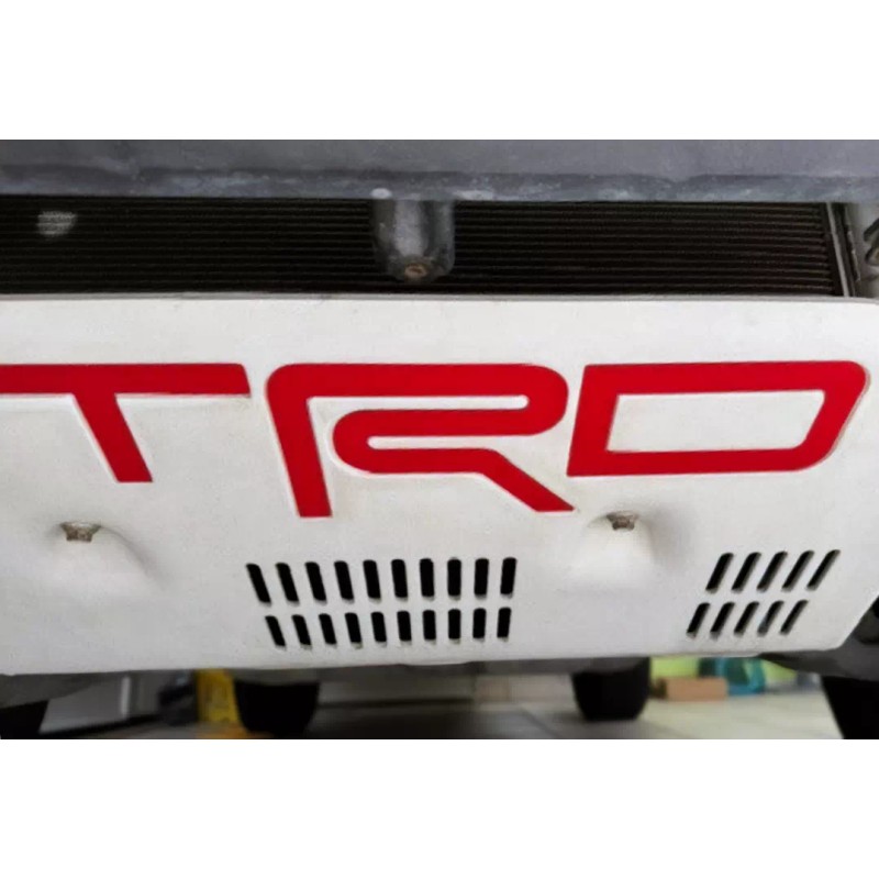 Advanced Trims Raised Red Plastic Letters TRD Skid Plate compatible