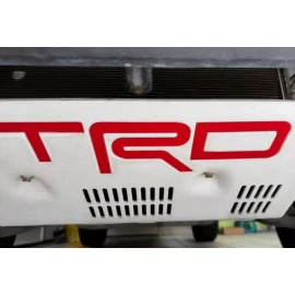 Advanced Trims Raised Red Plastic Letters TRD Skid Plate compatible with 4Runner 2015-2018