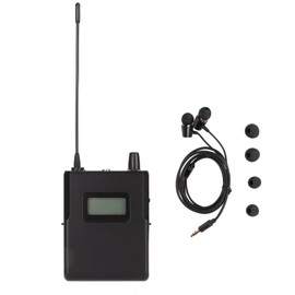 Ejoyous S2R Receiver 526-535MHz Wireless Audio Receiver Wireless Stereo In-Ear Monitoring System with Earbuds for Studio Live Performance Musician Speech