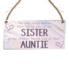 Pixie's Gifts Auntie Special Sister Aunt Auntie Wood Plaque -
