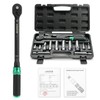 LLAVETOR 14PCS 3/8 Drive Torque Wrench 5-45ft.lb, Magnetic Spark Plug