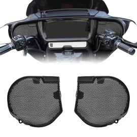 VEISUTOR Fairing Speaker Covers Kit for Harley Street Glide 2024-up, Speaker Grills for Harley Davidson Street Glide CVO FLHXSE 2023-2025 Accessories