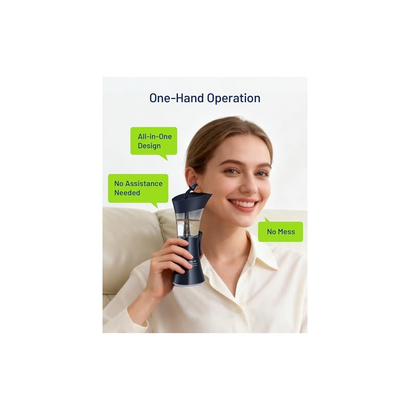 Upgraded Ear Wax Removal Kit, Manual Ear Cleaner, Effort-Saving Button,
