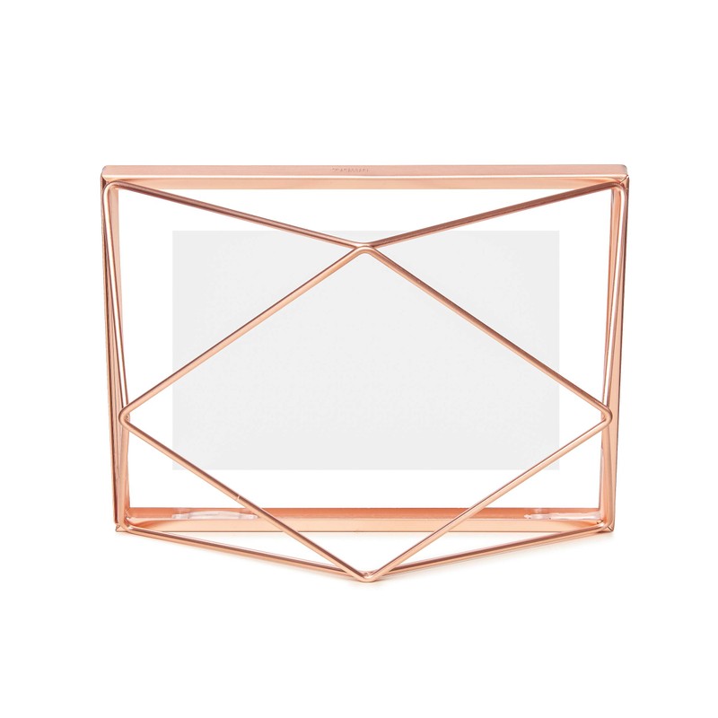 Umbra Prisma Picture Frame, 4x6 Metal Photo Display for Desk