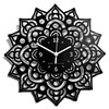 Instant Karma Clocks Wall Clock Mandala Flowers Artwork Decoration Chakra