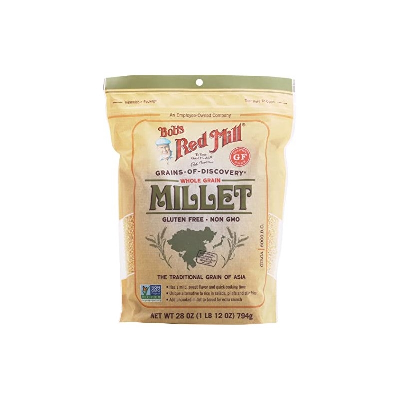 Bob's Red Mill Whole Grain Millet, 28oz (Pack of 1)