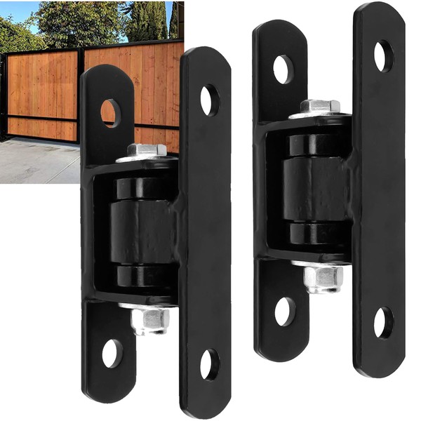 UCDOET Heavy Duty Upgraded Sealed Bearing Gate Hinges, Adjustable Pivot