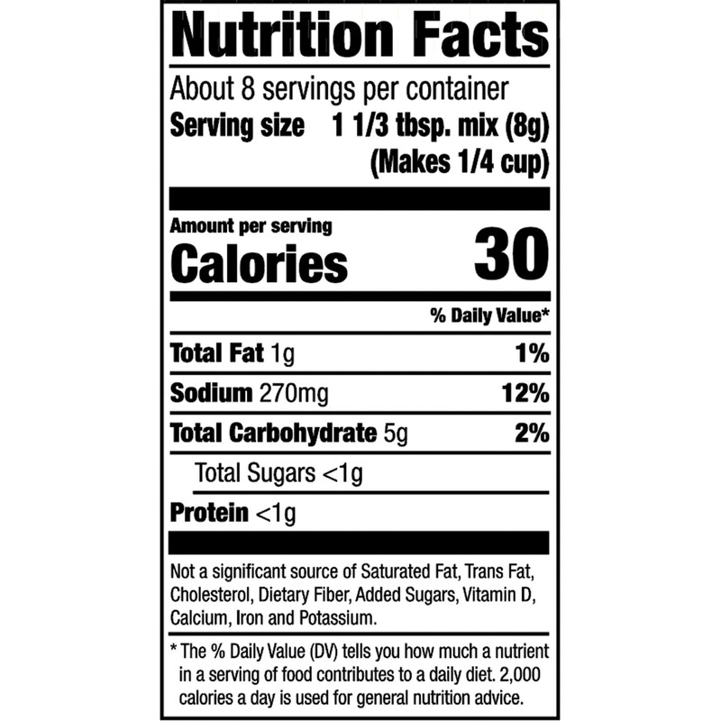 White Lily Original Country Gravy Mix, 2.25 oz (Pack of