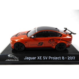 OPO 10 - Car 1/43 Collection SUPERCARS Compatible with Jaguar XE SV Project 8 2017 (S34)