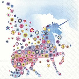 Magic Unicorn Napkin 3ply (Cocktail)
