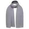 Basic Sense Chiffon Pearl Scarf Luxurious Head Wrap Hijab, Grey