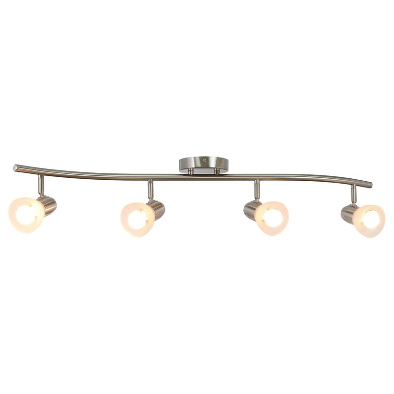 XiNBEi Lighting Track Light, 4 Light Kitchen Track Lighting, Modern
