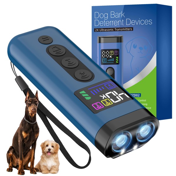 Dog Bark Deterrent Device, 65 FT Range,3X Ultrasonic Bark Deterrent