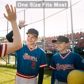 AHLPO Baseball Cap Men Women - Adjustable Baseball Cap, Unisex Peaked Cap for Leisure Outdoor Sports Tennis Golf Travel Baseball Cap Sun Protection Cap Men Women, orange