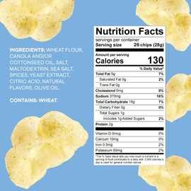 Tantos! Puffed Pasta Chips, Healthy Pasta Snack by Top Chef Joe Sasto, As Seen on Shark Tank, Plant Based, Low Calorie, Crunchy Chips, Variety Pack, Marinara, Pesto, Cacio e Pepe, Classico, Gourmet Bold Flavors, 1 oz 6 Pack of Classico