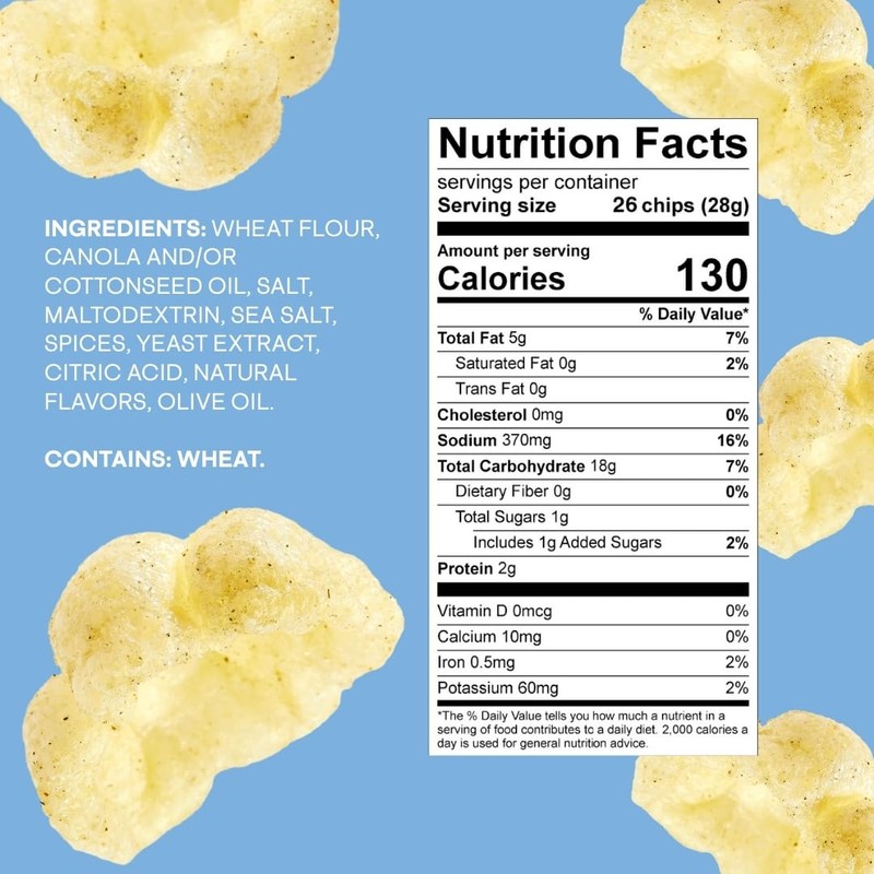Tantos! Puffed Pasta Chips, Healthy Pasta Snack by Top Chef