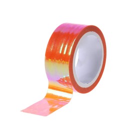 ZHIZHOU Rhythmic Gymnastics Decoration Holographic Prismatic Glitter Tape Hoops Stick Sport Accessory Blue