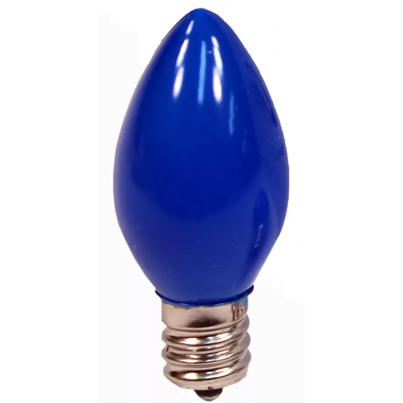 Creative Hobbies 25 Pack - C7, Opaque Blue, 7W, E12