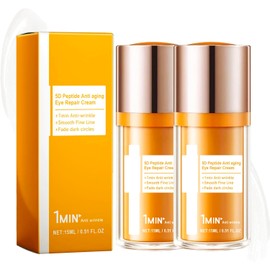 2PCS Crema de Ojos Anti-Wrinking Péptido 5D,Crema de Reparación Ocular Antiarrugas con Péptido 5D,Ideal para piel con patas de gallo, opacidad y flacidez en las comisuras de los ojos