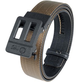 1TG Tactical Tactical Belt for Men, Adjustable Deployment Belt Military Belt with Quick Release Metal Buckle for Police, Work, Coyote Brown